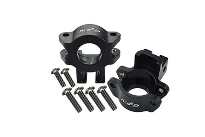 GPM For Traxxas Unlimited Desert Racer 4X4 (#85076-4) Upgrade Parts Aluminum Rear Axle Hub - 1Pr Set Black