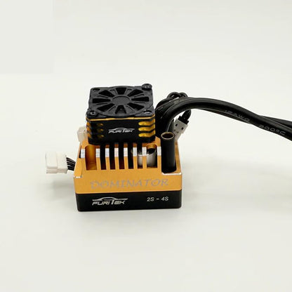 Furitek Dominator 150A Sensored Brushless ESC 2S to 4S LiPo Used for 1/16 & 1/10 RC Bashers - Remote Control Car, RC Car 1/10 & 1/16 Scale Upgrade Electronics - style: ESC