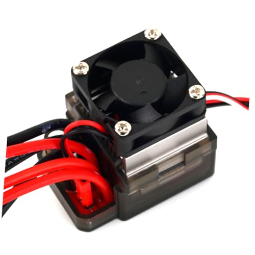 320a Brushed Esc Electronic Controller 2-Way Brake Cooling Fan for Rc Vehicles