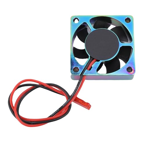 RC Motor ESC Cooling Fan Aluminum Alloy Metal 14000RPM 4010 RC Motor Heatsink Cooling Fan for Replacement High Performance Heat Dissipation Solution for RC Motors and
