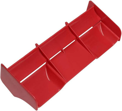 1/8 RC Car Rear Spoiler Tail Wing for 1:8 Scale RC Off Road Truck Buggy Racing Car (Red) - color: Red