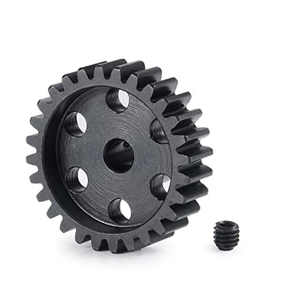 M1 Motor Steel Gear 28T for 1/10 1/8 1/7 RC Car Trucks Buggy | 5mm Shaft Pinion Gears Upgrade Parts - size: 28T