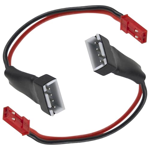 ShareGoo 5Pcs 3S Lipo Balance Connector JST-XH Balance Male Plug to JST Male Plug Adapter for RC Car Boat 3S LiPo Battery