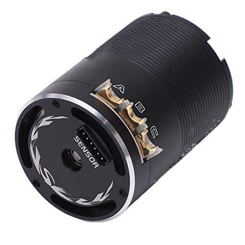 540 Sensored Brushless Motor High Performance 250W for 1/10 RC Cars Aluminum Alloy Black Durable