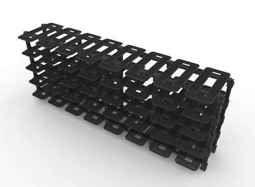 Modular Rack for LEGO Speed Champions (5 high x 8 wide) | Racing Garage Inspired Design - The display system that grows with your collection - size: 5 high x 8 wide