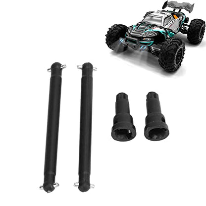 Milltrip RC Rear CVD Drive Shaft Dogbone Set Steel Construction | Efficient Metal Front Rear CVD Drive Shafts Transmission Shaft for SCY16101 16102 16103 16201 1/16 RC Car