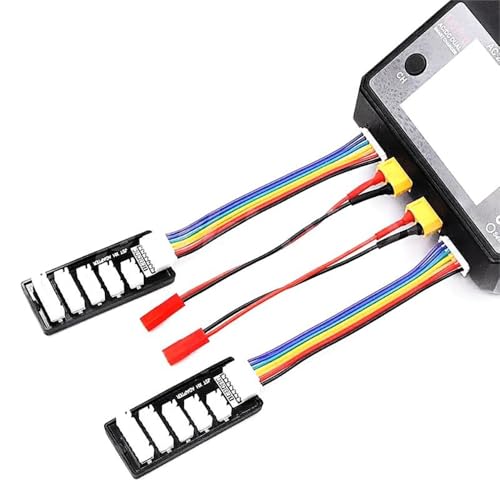 SPARKHOBBY XT60/XT30/JST/T-plug Balance Charger Extension Cable and 2-6S Extension Board for HOTA D6 D6PRO D6+ Smart Charger RC (2PCS JST 2PCS Board) - style: 2PCS JST 2PCS board