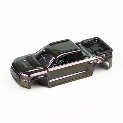 UDIRC UD1610S Replacement Body Shell, 1:16 RC Truck Body with Purple Pearl Gradient Finish, Full Roll Cage & Realistic Cockpit, Durable PC RC Car Shell, Part P16-001D - color: Purple Pearl