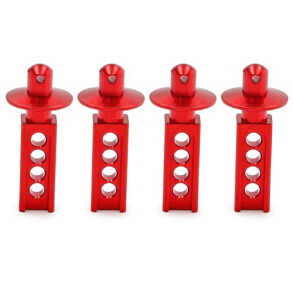 4Pcs Aluminum RC Body Post Mounts Compatible with Traxxas Mini E-Revo Mini Slash 1/16 RC Car