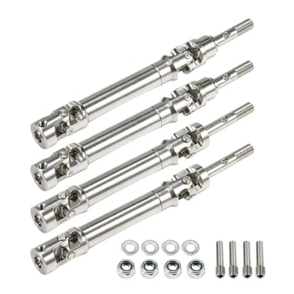 for Slash for Rustler 1/10 Machined Stainless Front Rear Steel Drive Shaft for Universal Joint Driveshaft RC Truck Upgrade Parts Parts
