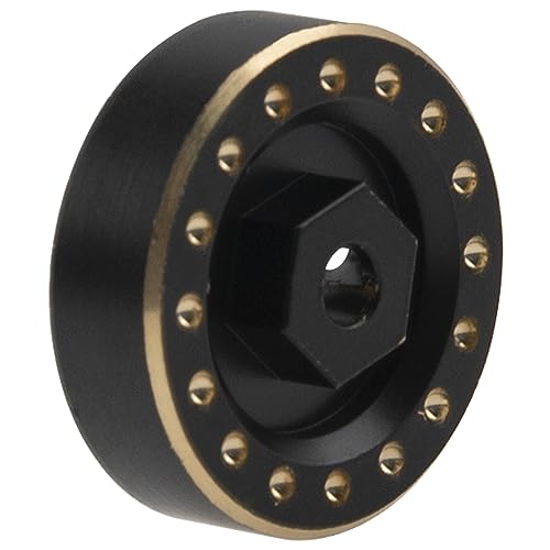 RC Brass 7mm Wheel Hex Hub Extension & Wheel Weights Hex Adapter Counterweight Compatible with Axial SCX24 AXI90081 AXI00002 AXI00001 1/24 RC Crawler Car