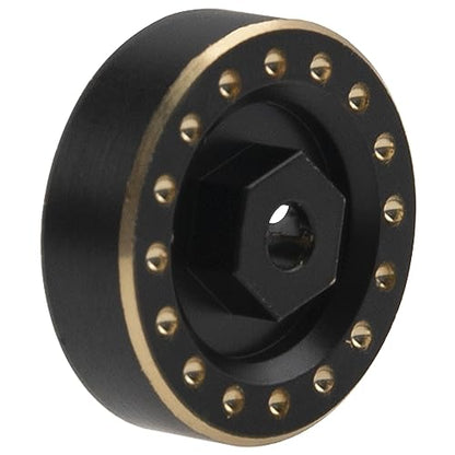 RC Brass 7mm Wheel Hex Hub Extension & Wheel Weights Hex Adapter Counterweight Compatible with Axial SCX24 AXI90081 AXI00002 AXI00001 1/24 RC Crawler Car