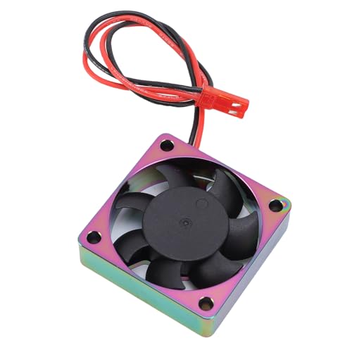 RiToEasysports RC Motor ESC Cooling Fan, Aluminum Alloy Metal 14000RPM 4010 Heatsink Cooling Fan with Strong Structure, for RC Car Motor and ESC Control Replacement