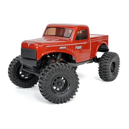 Redcat Racing Ascent 18 Brushless RC Rock Crawler – 4WD 1/18 RC Crawler with Portal Axles, High Steer Geometry, Waterproof ESC, LiPo Battery, RTR Hobby Grade RC Truck 4x4 - Red - color: Red