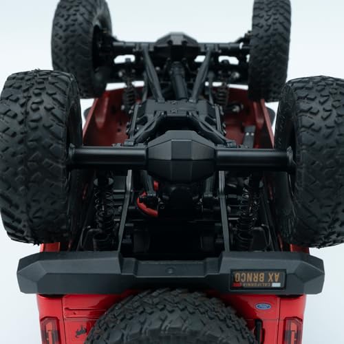 MOHERO +4mm SCX24 Extended Rear Axles for Axial SCX24 Deadbolt Bronco JLU C10 Gladiator Base Camp Power Wagon 1/24 RC Crawler Car Upgrade Parts - color: Extended - Rear Axle
