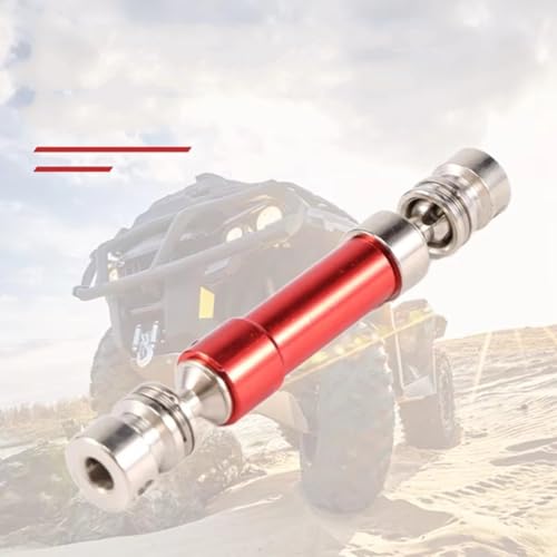 RC Car Drive Shafts Compatible with Wltoys 12428 12423 1/12 Rc Road Short Course for Desert for Buggy Car Parts 1Pcs Metal Rear Center Drive Shaft Cvd