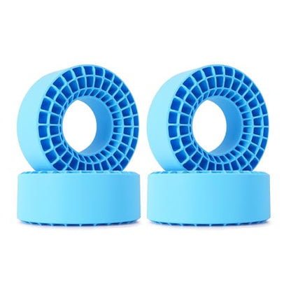 INJORA 4PCS Silicone Rubber Insert for 146-149mm (5.75" OD) 2.2" Tire(Blue) - color: Blue
