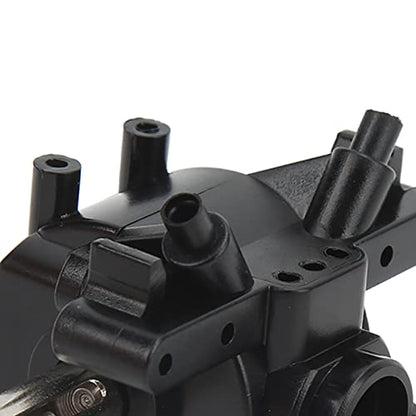 RC Gearbox Differential Set, Replacement Parts with Easy Install for 12428/12427 - Sturdy Plastic Cover, Stainless Steel Differential