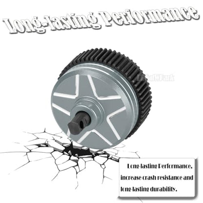 Complete Differential Assembly Upgrades Part for 1/10 Drag Slash C10 F0rd Mustang,(is Ready-toinstall in Any Magnum 272R Transmission) RC Steel Complete Diff Gear,Replace #9480,Titanium - color: Titanium - (Complete Differential Assembly)
