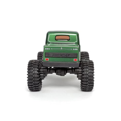 Redcat Racing Ascent 18 Brushless RC Rock Crawler – 4WD 1/18 RC Crawler with Portal Axles, High Steer Geometry, Waterproof ESC, LiPo Battery, RTR Hobby Grade RC Truck 4x4 - Green - color: Green