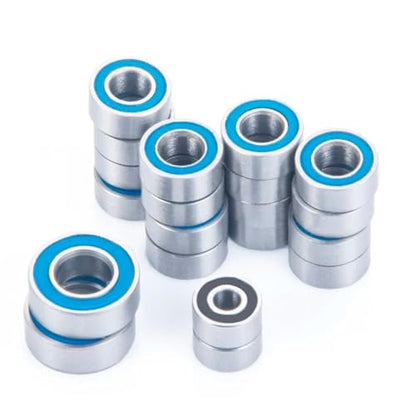 Double Rubber Seal for Axial SCX24 for 90081 AXI00001 AXI00002 AXI00004 AXI00005 AXI00006 1/24 RC Crawler Car 20PCS Steel Ball Bearing Set