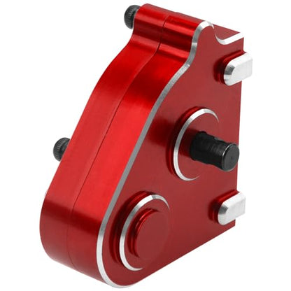 Metal Transfer Case Gearbox Transmission Gearbox Compatible with MN128 MN86 MN86K MN86S MN86KS 4WD G500 1/12 RC Crawler Car Upgrade Part (Red) - color: Red