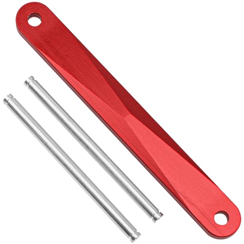 Share Goo Metal Tie Bar Suspension Hinge Pins 2532 2640 Compatible with Traxxas 2WD Slash Rustler VXL 1/10 RC Car - color: Red