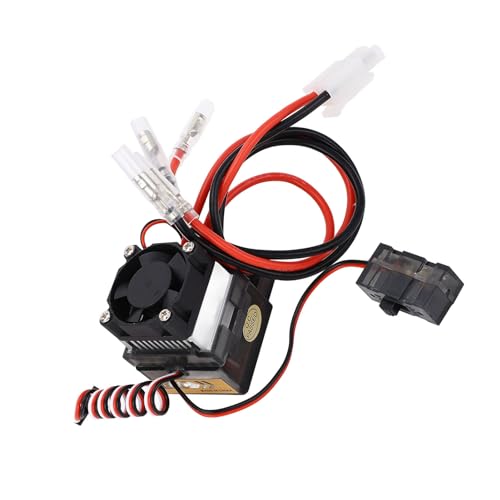 RC Brushed ESC, High Frequency Drive System with Multiple Safety Guard Brushed ESC for RC Car for 380 540 550 Brushed Motor