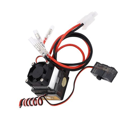 RC Brushed ESC, High Frequency Drive System with Multiple Safety Guard Brushed ESC for RC Car for 380 540 550 Brushed Motor