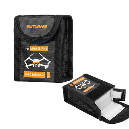 Lipo Charging Bag for DJI Mini 5/4/3 Pro Battery - for 1 batteries | Fireproof Safety Bag, for DJI Mini 5/4/3 Pro Accessories Drone Lipo Batteries Charging Storage, Only Case - size: Small (for 1pcs batteries)