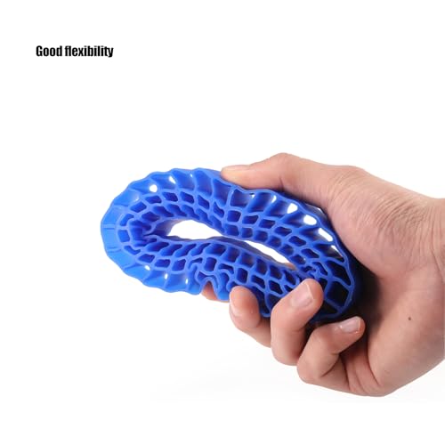 1.9 Inch Silicone Rubber Insert Foam Fit for 118-122mm 4.75" OD 1.9" Wheel Tires Inserts for 1/10 RC Crawler Accessories (Blue) - color: Blue