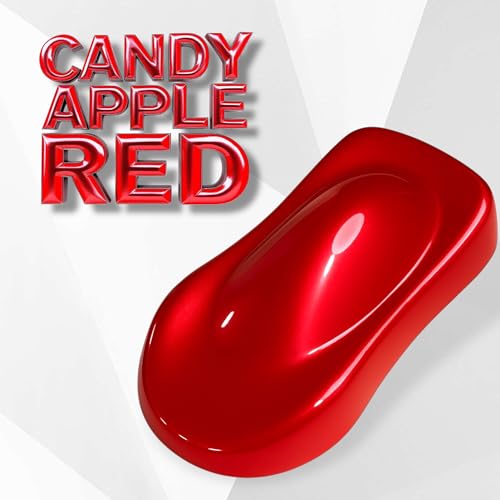LiME LiNE Candy Pearl Basecoat Aerosol Kit – Automotive Spray Paint, Includes 2K Clearcoat, Pro Results No Spray Gun Needed (Apple Red + Clearcoat) - color: Apple Red + Clearcoat