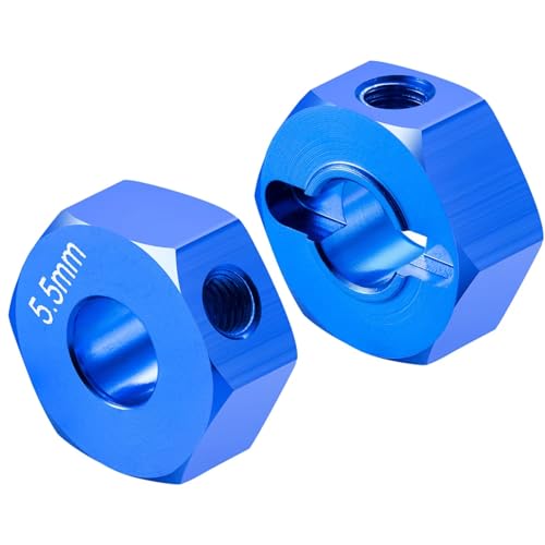 Rc Accessories for Slash 2wd 1/10 Metal 12mm Hex Wheel Hub Adapter 5.5mm + 7mm Thickness Short Course Truck Upgrade Replacement Parts