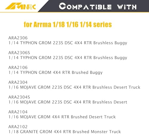 Steel Front Rear Differential Diff Input Gear Kit Compatible with Arrma Typhon Granite Mojave Grom Series Upgrade Part Red - color: Red