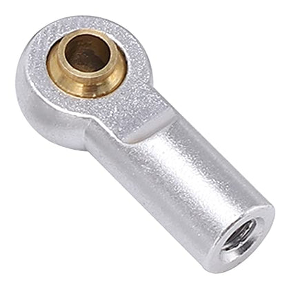 10pcs RC Metal Ball Ends, Aluminium Alloy Ball Ends M3 Link Rod End Joint, AXIAL SCX10 1/10 RC Car Upgrade Parts (Silver) - color: Silver