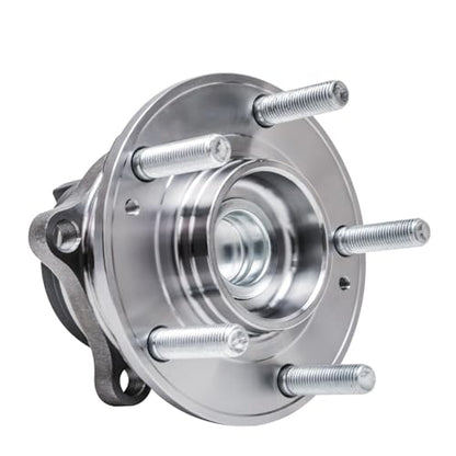 Detroit Axle - FWD Rear Left Knuckle Kit for 2007-2009 Hyundai Santa Fe | 2007-2012 Veracruz, 2008 Driver Side Steering Knuckle Wheel Hub Bearing Assembly Replacement - size: 2UW471873/Kit