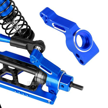 Aluminum Steering Blocks,C-Hubs Caster Block,Rear Stub Axle Carriers Upgrades Part for 1/10 Slash 2WD (VXL)/Rustler 2WD (VXL)/Stampede 2WD (VXL)/Bandit 2WD (VXL),BRCatWPark w/Bearings,Navy Blue - color: Navy Blue - (Aluminum Blocks)