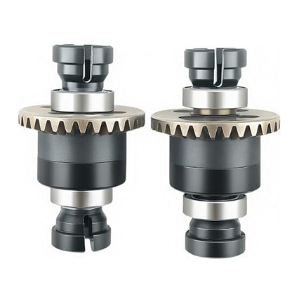2PCS 30T 0.8Mod Differential Set for ARRMA Granite Typhon Mojave GROM (Black) | Metal,Front,Rear,1/18,1/14,ARA311177 ARA311177V2,Pre-Assembled,High Strength,Wear Resistant,Precision Fit - color: Black