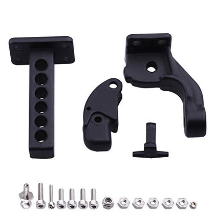 Hobbypark Metal RC Crawler Trailer Hook Simulation Rock Climbing Tow Hook Drop Hitch Receiver for Traxxas TRX4 Axial SCX10 II III Redcat Gen7 Gen8 1/10 Scale