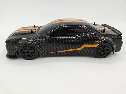 FelizWina-2.4G,1:14,High Speed Remote Control Drift Car,2 Rechargeable Battery,LED,Light up,up to 28Km/H,4WD Racing Fast Drift RC Car Vehicle Toys for Boys Girls, Xmas Birthday Gifts for Kids,1