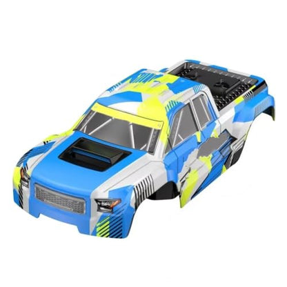 Shell Bumper Upgrades Modify Repair Parts Accessories for MJX 18208 1/18 | RC Car Upgrades Modify Repair Parts with complete kit full chassis rebuild and performance tuning - color: Blue