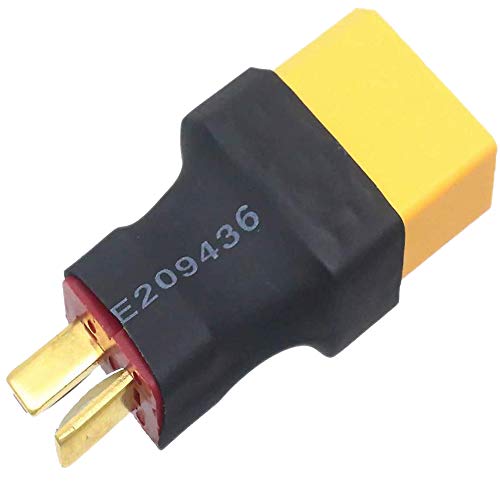 Deans Style Male to Female Adapter, 3 Pcs - size: T male to XT90 female
