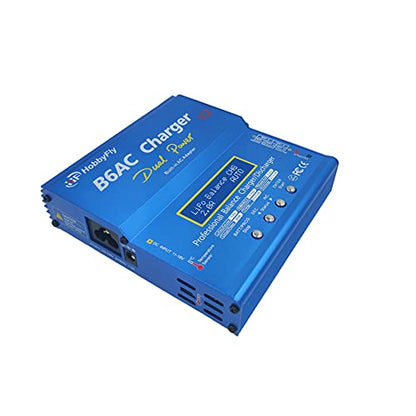 Upgrated 7A B6AC V2 Lipo Battery Balance Charger Discharger with Power Supply for LiPo/Li-ion/Life/LiHv Battery (1-6S) NiMH/NiCd (1-15S) PB (2-24V) Smart Battery(Rc Battery Charger)