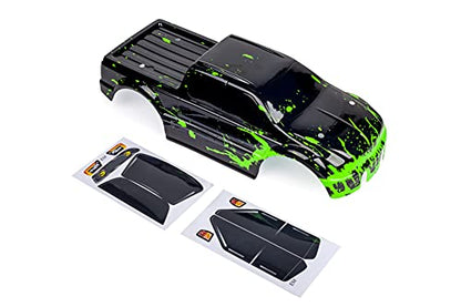 SummitLink Custom Body Muddy Green Over Black Style Compatible for T/E Maxx Shell Cover E-Maxx 1/10 Scale RC Car or Truck (Truck not Included) EM-BG-02 - style: Muddy Green Over Black
