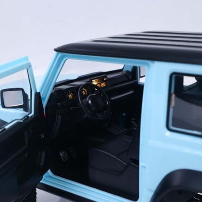 RTR 1/16 HG Remote Control Off Road Car Electric RC Crawler Light System Smoke Unit Metal Gear Drive Shaft Battery Charger Hobby Model for Ages 14+ - color: Blue