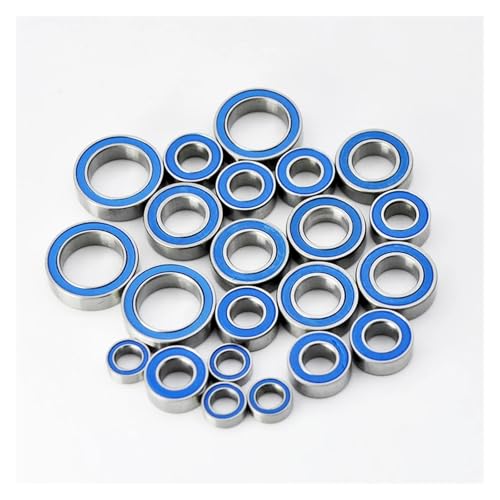22pcs Bearing set for the Rlaarlo Terminator truck RC Car Metal Rubber Sealed Miniature Ball Bearings(Metal Seal) - color: Metal Seal
