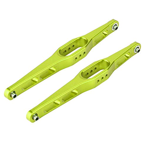 Rear Suspension Arm, Durable Metal 2pcs Set Rear Trailing Arms for RC Car Enthusiasts Off-Road Racing and Track Performance(Green 0023G)