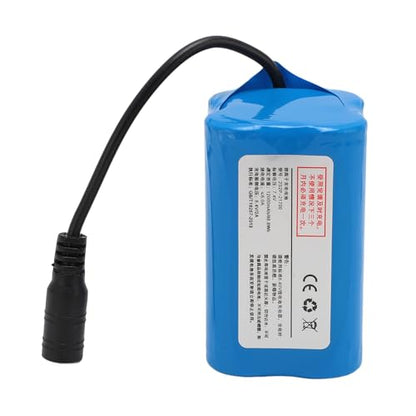 Nesting Boat Battery, 12000mAh 7.4V Fishing Boat Battery, Large Capacity Rechargeable Lithium Battery for RC Fishing Bait Boat