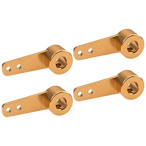 4PCS Aluminum RC Airplane Steering Servo Arm Horn Rocker Arms for RC Quadcopter Fixed Wing Parts (5mm) - size: 5mm