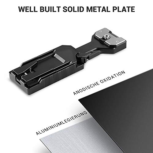 SMALLRIG Universal Quick Release Tripod Adapter Plate for Sony VCT-14 | Safety Locking System